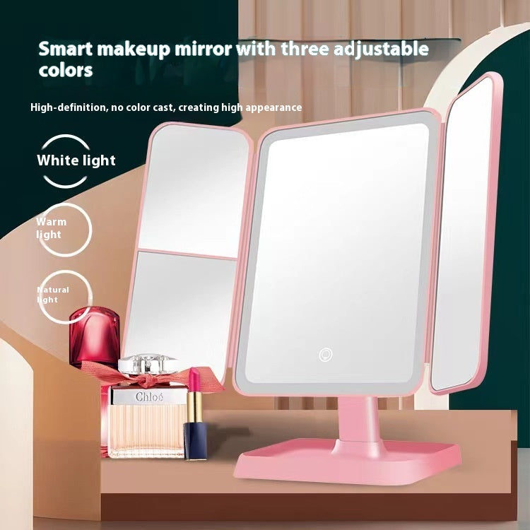 Folding Double Door Makeup Mirror