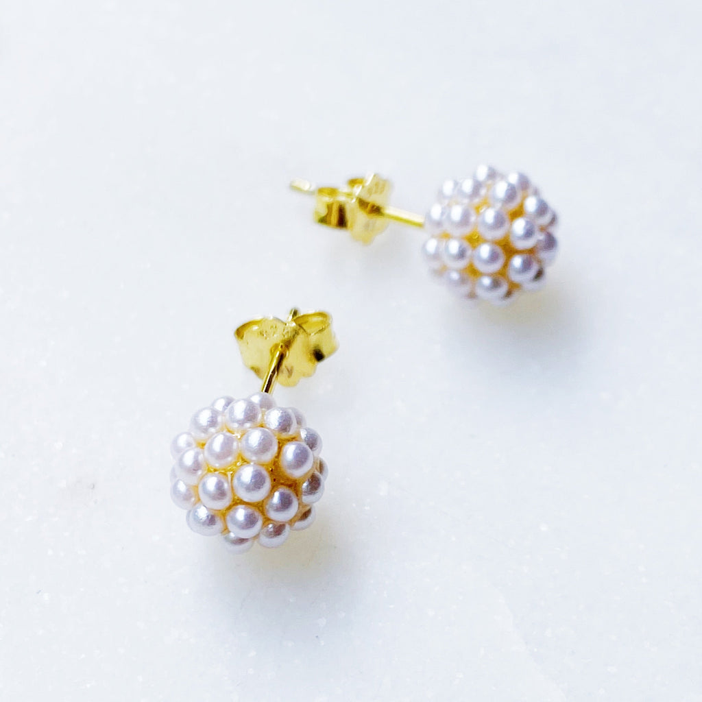 Jenna Pearl Sterling Silver Earrings